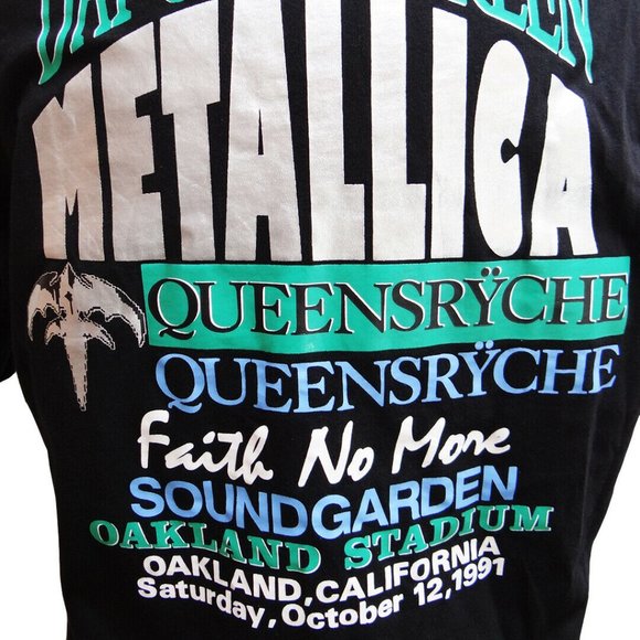 100% Authentic Fear of God Metallica World Tour 1991 Large Size Rare T-Shirt - Picture 6 of 6